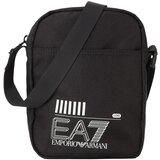 Ea7 Emporio Armani Torba preko ramena crna / bijela Cijene