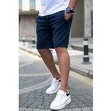Madmext Men's Navy Regular Fit Shorts 4842 Cene