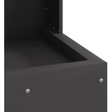  Kamin Crna 35 x 35 x 100 cm Čelik otporan na vremenske uvjete | shoptok.hr