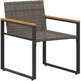  Kompleti pohištva z blazino 3 pcs Siva in temno siva Ratan, (5000301168) | Shoptok.si