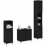  Set namještaja za kupaonicu 3 pcs Crni hrast 30 x 30 x 190 cm | Eponuda.com