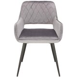 Mömax oblazinjeni stol serafina, siva | Shoptok.si