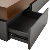 MID.YOU nizka omarica siva, barva oreha | Shoptok.si