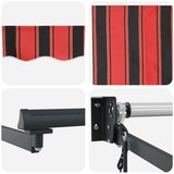 Automatska tenda na uvlačenje narančasto-smeđa 4 x 3 m | shoptok.hr