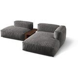 Micadoni Siva kutna garnitura od bouclé tkanine (s desnim kutom) Martina – Home | shoptok.hr