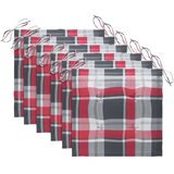  Sklopive vrtne stolice s jastucima 6 kom masivno bagremovo drvo | shoptok.hr