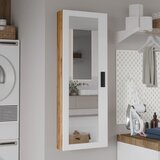 Hanah home Lun1-Aw kupatilska polica 45 × 120 × 14 cm, atlantski bor/bela Cene