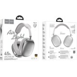 hoco. Brezžične slušalke z mikrofonom, Bluetooth, srebrne - W35 Air Triumph Silver | Shoptok.si
