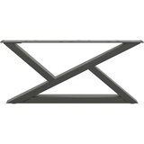  Noge za klub stolić 2 kom. antracit 70 x (30-31,3) cm čelik | shoptok.hr