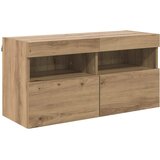 TV zidni ormar s LED svjetlima Umjetnički hrast 80 x 30 x 40 cm | shoptok.hr