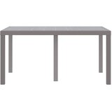  Stol za vrt Svjetlosiva 150 x 100 x 73 cm poliratan | shoptok.hr