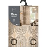 Douceur d intérieur Črna/bež zavesa 140x240 cm Ondine – | Shoptok.si