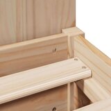vidaXL Krevet s regalom za knjige bez madraca 90x200 cm od borovine | shoptok.hr
