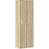 Visoka komoda boja hrasta sonome 60x35x180 cm konstruirano drvo | Eponuda.ba