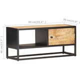 TV ormarić s izrezbarenim vratima 90x30x40 cm grubo drvo manga | shoptok.hr