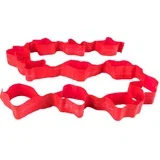 elastični trak z 11 zankami CLX (TB 13220), 2m, lahek, rdeč