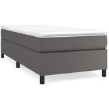  Okvir za krevet s oprugom sivi 80 x 200 cm od umjetne kože | shoptok.hr