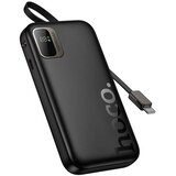 hoco. Powerbank 10000 mAh QC PD 20W s uvlačivim USB C kabelom Q51 crni | shoptok.hr