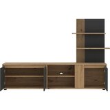 Livetastic DNEVNI REGAL, antracit, hrast artisan | Shoptok.si