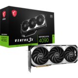 MSI Video Card NVidia RTX 4090 VENTUS 3X E 24G OC (24GB GDDR6X/384bit, PCI-E Gen4, 1x 16-pin Power Connector, 3x DP, 1x HDMI, 850W recommended PSU, ATX, Retail) | Eponuda.ba