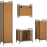  Set ormarića za kupaonicu 4 kom. Hrast artisan 40 x 36 x 181 cm - Hrast artisan Ormarić ispod sudopera (2 vrata) + viseći ormari | shoptok.hr