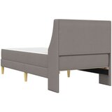  Okvir kreveta s madracem Sivo-smeđa 80x 200 cm Poliester | shoptok.hr