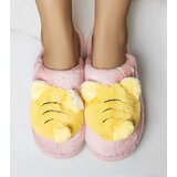 Gemre Pink and Yellow Soft Bee Slippers | shoptok.hr