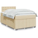  Krevet box spring s madracem krem 120 x 190 cm od tkanine | shoptok.hr