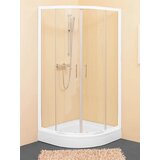 Kolpa San Tuš kabina Kolpa San SQ line beli ram R100x190cm providno staklo 5/6mm 511430 | ePonuda.com