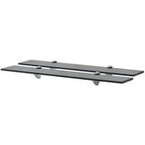  Zidne police 2 kom staklene 70 x 10 cm 8 mm | shoptok.hr