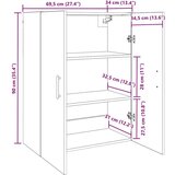  Ormarčići montirani na zid 2 pcs Staro drvo 69.5 x 34 x 90 cm | shoptok.hr