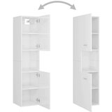  Komplet kopalniškega pohištva bele barve iverna plošča, (20798030) | Shoptok.si