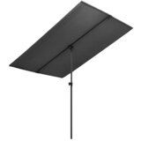 vidaXL Zunanji senčnik z aluminijastim drogom 180x130 cm antraciten Cene