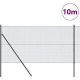  Temeljna zavarena žičana ograda 10 x 1,2 m Siva Mreža | shoptok.hr
