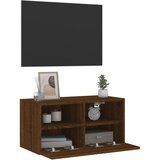  Zidni TV ormarić smeđa boja hrasta 60 x 30 x 30 cm drveni | shoptok.hr