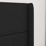  Uši uzglavlja Crna 80 x 16 x 4 cm tkanina | Eponuda.com