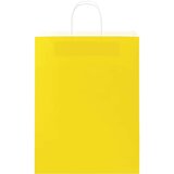  Papirnate vrećice 50 kom s ručkama žute 32x12x42 cm | shoptok.hr