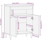  Kreveta s pohranom Orah 60 x 33 5 x 75 cm Čvrsto drvo manga | shoptok.hr