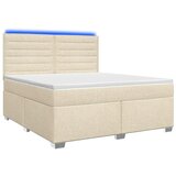  Boxspring krevet s madracem Krem 160 x 200 cm Tkanina - Krem 160 x 200 cm Dizajn linija | shoptok.hr