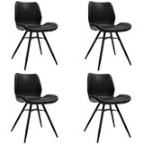 MID.YOU SET STOLOV, kovina, umetna masa, tekstil črna | Shoptok.si