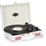 Auna NOSTALGY BY PEGGY SUE RETRO GRAMAFON, PLOČE, USB, AUX, BIJELA/ROZO-ZLATNA | shoptok.hr