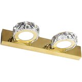 Toolight Stenska svetilka LED APP1937-2W GOLD | Shoptok.si