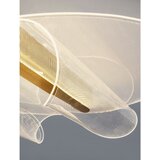 Nova Luce Aluminijasta LED zatemnitvena stropna svetilka v zlati barvi 55x45 cm Valentin – | Shoptok.si