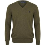 U.S. Polo Assn. Puloverji US40 173007 Zelena Cene