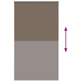 vidaXL Rolo zavjesa Blackout Coffee 140x230 cm Širina tkanine 136,6 cm | shoptok.hr
