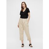 Object Cream shortened trousers . OBJECT Nancy - Women | Shoptok.si