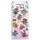 Luna The Littlies: Vilinski 3D napihnjen komplet nalepk na listu velikosti 10x22 cm | Shoptok.si