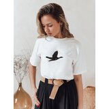DStreet T-shirt damski BRILD ecru | shoptok.hr