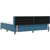  Krevet s opruga kutije Tamno plava 200 x 200 cm Baršun | shoptok.hr