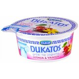 Dukat Dukatos grčki tip jogurta višnja i vanila 150g čaša cene
